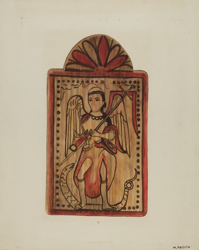 Santo Aziz Michael, c. 1939. by Marjery Parish