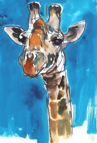 Mavi Gökyüzü Zürafa, 2018 by Mark Adlington