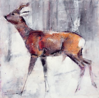 Karda Buck, 2000 (kağıt üzerinde karışık teknik) by Mark Adlington