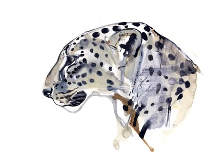 Profil (Arap Leoparı), 2008 by Mark Adlington