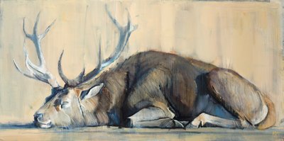 Erkeklere özel, 2014, (tuval üzerine 0il) by Mark Adlington