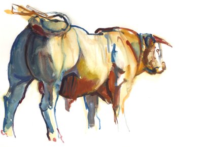Stand Fast, 2010, (kağıt üzerine sulu boya ve guaj boya) by Mark Adlington