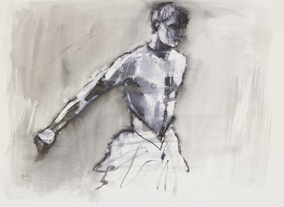 Kuğu Gölü, 2001 (kağıt üzerinde karışık teknik) by Mark Adlington