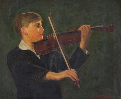 Yehudi Menuhin, 1932. by Mark S. Joffe