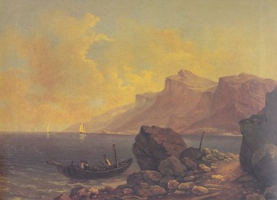 Mavna ile deniz manzarası by Marko Pernhart
