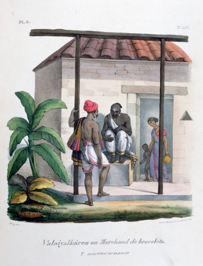 Bilezik Tüccarı, 1828 by Marlet et Cie