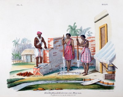 duvar ustası, 1828 by Marlet et Cie