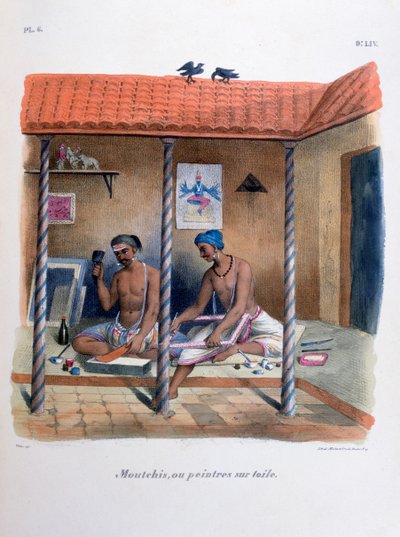 Kumaş Ressamları, 1828 by Marlet et Cie