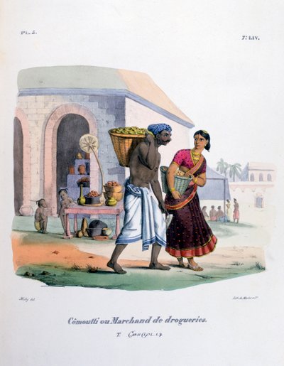 Hırdavat Tüccarı, 1828 by Marlet et Cie