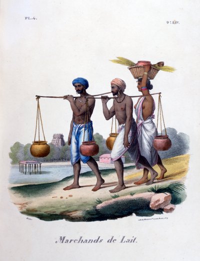 Süt Tüccarları, 1828 by Marlet et Cie