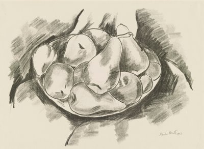 Elma ve Armut Tabağı by Marsden Hartley