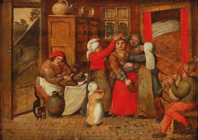 Gelin yatağı için hazırlanıyor, 1570