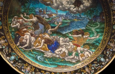 Niobides katliamı, detay, c.1580 (nesne) by Martial Courteys