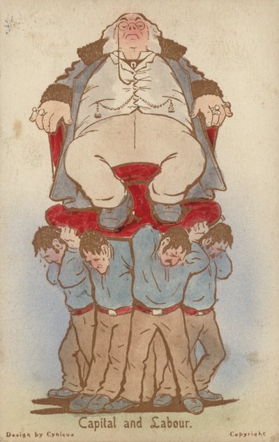 Sermaye ve Emek (renkli taş) by Martin  Anderson