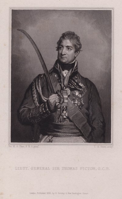 Sir Thomas Picton, Waterloo Savaşı
