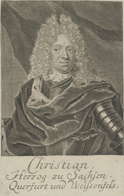 Christian von Sachsen-Weißenfels by Martin Bernigeroth