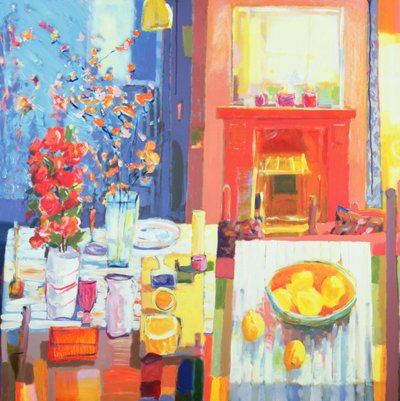 İki Tablo, 2001 (tuval üzerine akrilik) by Martin Decent