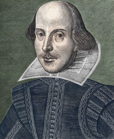 William Shakespeare'in Portresi (1564 - 1616). by Martin Droeshout