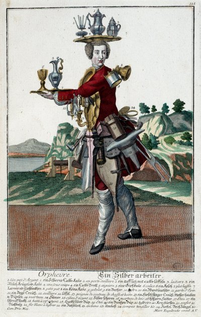 Verslun bókaverslunarinnar Pieter Meijer Warnars á Vijgendam í Amsterdam, 1820 by Martin Engelbrecht