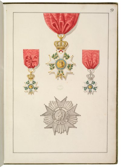 Fransız ve yabancı siparişlerin Özetinden Sayfa by Martin Guillaume Biennais
