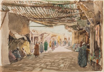 Fez'de Bir Çarşı by Martin Hardie