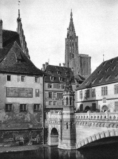 Strazburg, Alsace, Fransa, 1937 by Martin Hurlimann