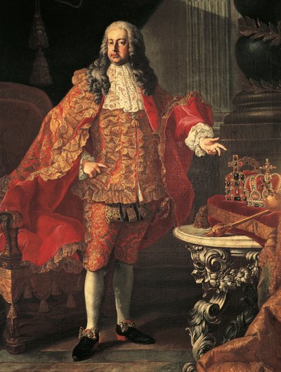 Avusturya Charles VI portresi (Viyana by Martin II Mytens or Meytens
