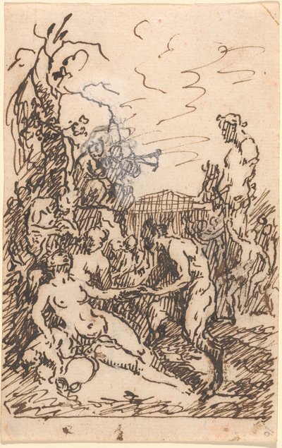 Satirler ve Periler by Martin Johann Schmidt
