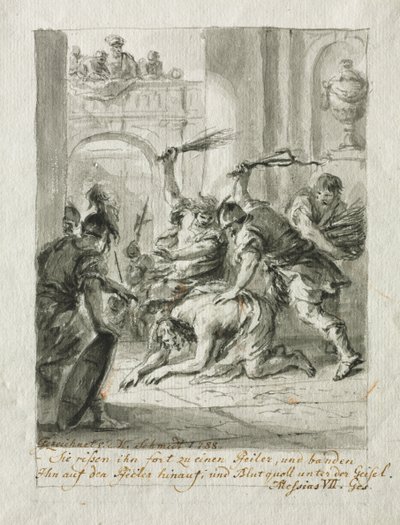 Kırbaçlanma, 1788. by Martin Johann Schmidt