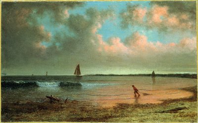New England Sahil Manzarası by Martin Johnson Heade