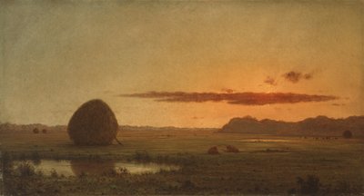 Günbatımı, Newburyport Çayırları by Martin Johnson Heade