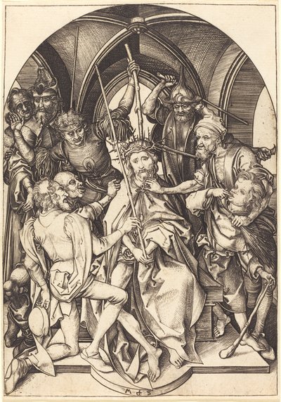 Dikenlerle Taçlandırılan İsa by Martin Schongauer