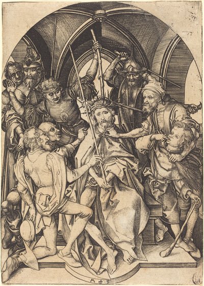 Dikenlerle Taçlandırılan İsa by Martin Schongauer