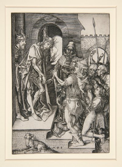 İnsanlara Sunulan İsa (Ecce Homo) by Martin Schongauer