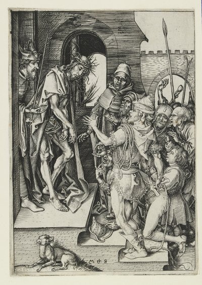 Ecce Homo, 15. yüzyılın sonlarında by Martin Schongauer