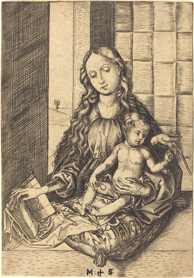 Papağanlı Madonna by Martin Schongauer