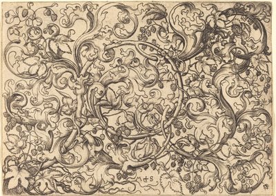 Hop Asma ile Süsleme by Martin Schongauer