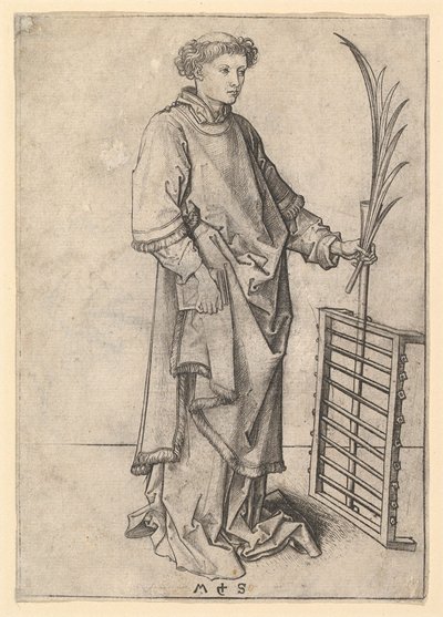 Lawrence, yak. 1435-1491. by Martin Schongauer