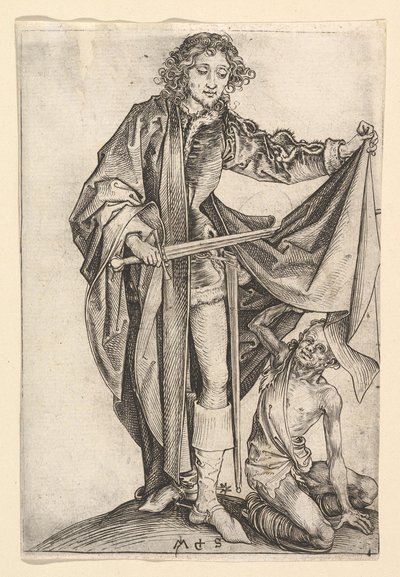 Aziz Martin, yaklaşık 1435-1491. by Martin Schongauer