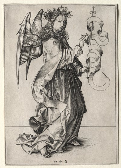 Müjde Meleği by Martin Schongauer