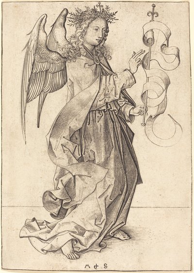 Başmelek Cebrail by Martin Schongauer