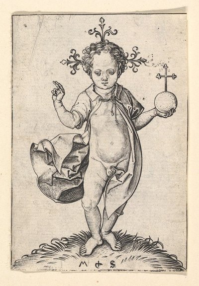 Küreli İsa Çocuk, 1469-1482. by Martin Schongauer