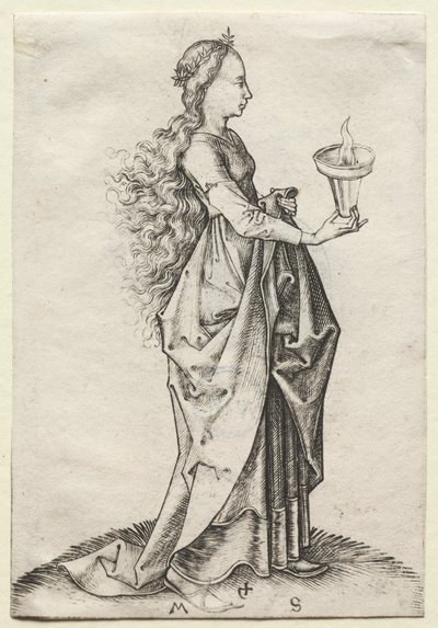 Beşinci Bilge Bakire by Martin Schongauer