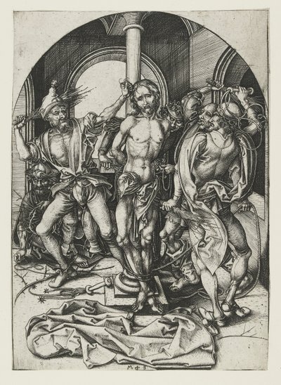 Flagellation, 15. yüzyılın sonlarında by Martin Schongauer