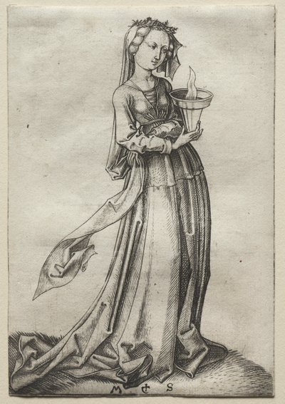 Dördüncü Bilge Bakire by Martin Schongauer