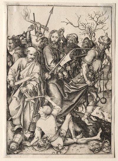 Tutku: Tutsak Alınan İsa by Martin Schongauer