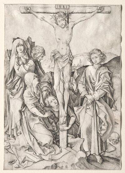Tutku: Çarmıhtaki İsa. by Martin Schongauer