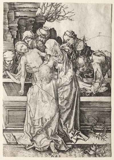 Tutku: Entombment by Martin Schongauer