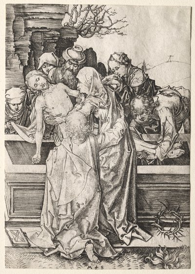 Tutku: Entombment. by Martin Schongauer
