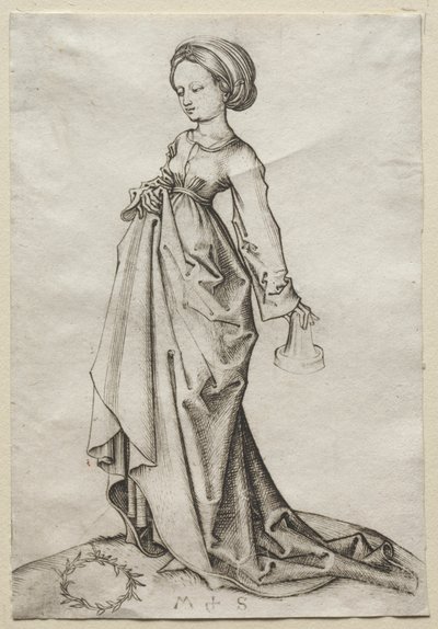 Aptal Bakirelerin İkinci by Martin Schongauer
